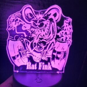 Rat Fink LED Light Desk Lamp Ed Roth Inspired